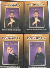 Set Of 4 x RICH MAROTTA - Comedy Magic DVDs As Pictured S29