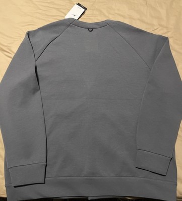 NWT $125 Nike 24.7 Impossibly Soft Cardigan Sweater Grey Mens Size