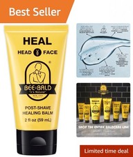 Natural HEAL Men's Aftershave Balm - 2 Oz for Razor Burn Redness Relief