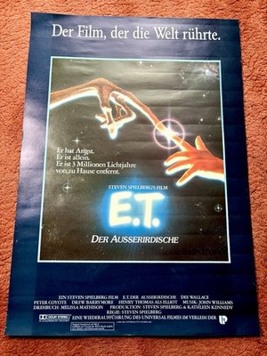 E.T. Der Außerirdische Kinoplakat Poster A1, GEROLLT, Drew Barrymore, Spielberg