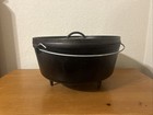 Lodge 14 Inch / 10 Quart 3 Legged Campfire Dutch Oven Free Shipping