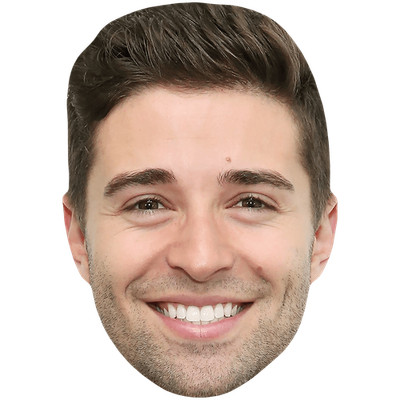 Jake Miller (Smile) Celebrity Mask, Flat Card Face, Fancy Dress Mask