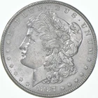 AU+ 1887 (P) Morgan Silver Dollar (1 coin) *8886