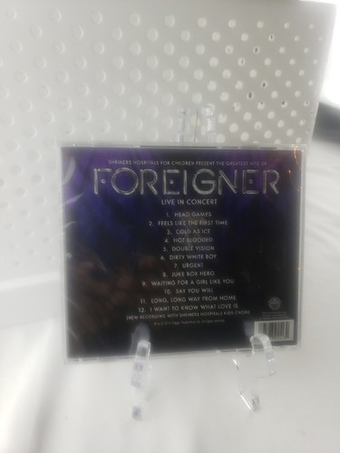Foreigner Live In Concert by Foreigner (CD, 2019) New Sealed - Picture 4 of 4