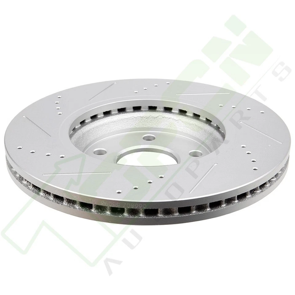 Brake Front Calipers + Brake Rotors + Ceramic pads For 2005-2010 Pontiac G6 - Image 3 of 4