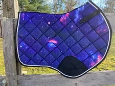 English Saddle Pad Set With Matching Bonnet and Boots Horse  & Cob Sizes