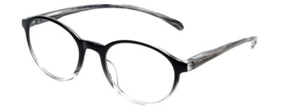 Calabria R770 Neck Hanging Designer Blue Light Blocking Glasses Oval Black 57 mm