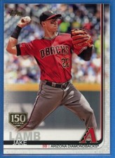 2019 Topps Series 1 150th Anniversary Gold Stamp #334 Jake Lamb Diamondbacks