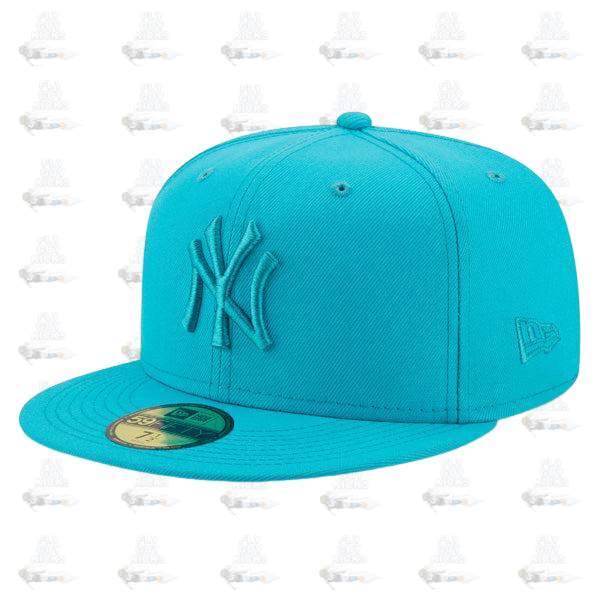 New Era NY Yankees AQUA BLUE Fitted 59Fifty 5950 Patch