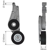 Nty Spannrolle Keilrippenriemen Passend FüR Audi A4 8EC B7 2.0 1.6 8E2 B6