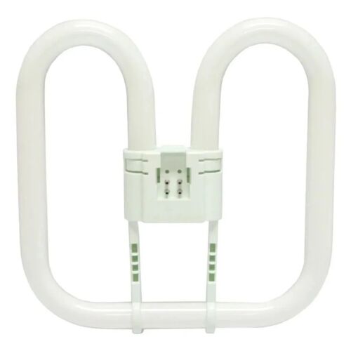 2 X TCP 2D 4 PIN 28W COMPACT FLUORESCENT LAMP / BULB, CFL 2050 LUMEN WARM WHITE - Picture 3 of 3