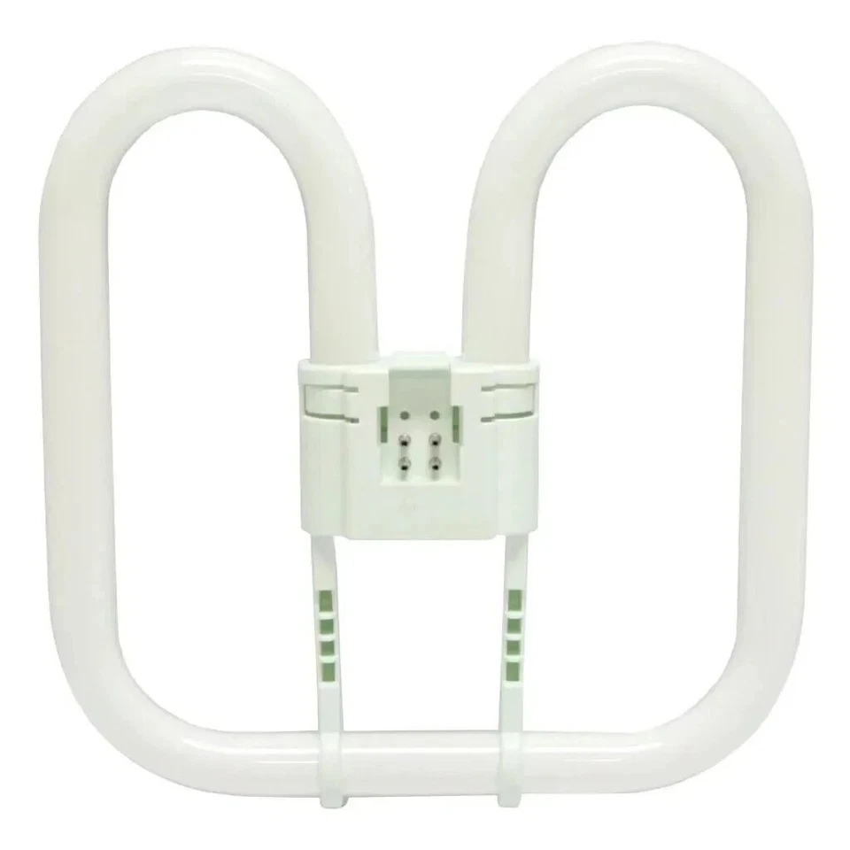 2 X TCP 2D 4 PIN 28W COMPACT FLUORESCENT LAMP / BULB, CFL 2050 LUMEN WARM WHITE - Image 3 of 3