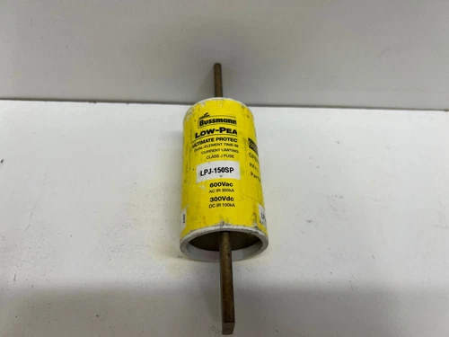 NEW OLD STOCK! BUSSMANN 150A 600VAC TIME DELAY CLASS J FUSE LPJ-150SP
