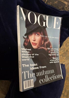 VOGUE UK Magazine Sept 1993 Christy Turlington cover VGUC | eBay UK