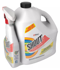 Shout Triple-Acting Laundry Stain Remover 128 fl. oz. refill 22 fl. oz trigger