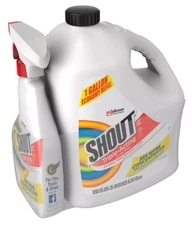 Shout Triple-Acting Laundry Stain Remover 128 fl. oz. refill + 22 fl. oz trigger