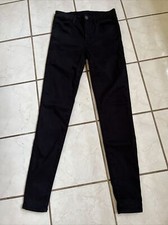 AMERICAN EAGLE NEW Black SUPER STRETCH HI-RISE JEGGING Jeans Sz 00 Reg NWOT 