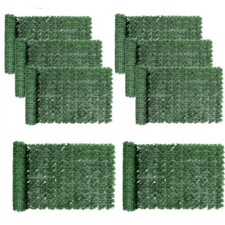 30M Artificial Hedge Roll Fake Ivy Leaf Garden Fence Privacy Screening Trellis