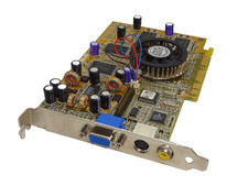 MEDION ASUS AGP-V7700 GeFORCE 2 GTS 32MB AGP GRAPHICS CARD VGA S-VIDEO #GK9388