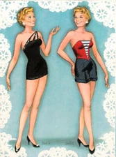VINTAGE UNCUT 1958 PATTI PAGE PAPER DOLLS~GORGEOUS~#1 TOP REPRODUCTION~#1 SELLER