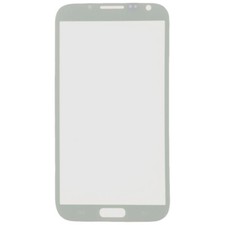 Obiettivo per Samsung Galaxy Note II solo vetro bianco cover schermo protettivo 