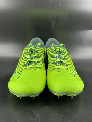 Saucony Mens Vendetta 3 Track Shoes - Lime Green - Spikes  display picture 1