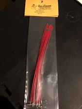 GarGraves 930R-12 Pig Tail with Track Pin Red Wires (12 pack package)