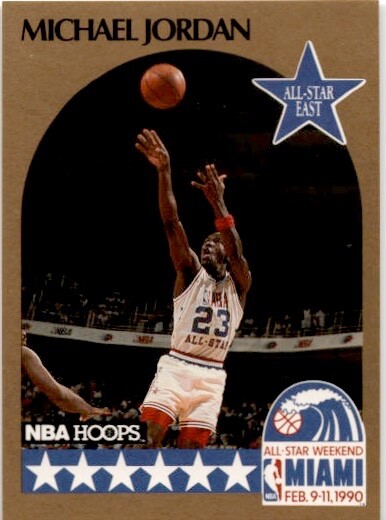 1990 Hoops Michael Jordan All-Star Team #5