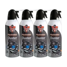 Dust-Off DPSXL4A 10oz Compressed Air Electronics Dusters Pack of 4