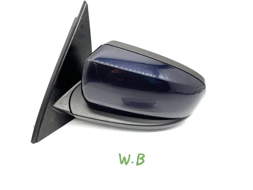 2007-2010 BMW X5 E70 LEFT DRIVER DOOR LH SIDE VIEW AUTO DIM POWER MIRROR BLUE!