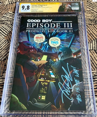 Good Boy Comic Sets CGC Limited Rare Foils Comic Con Garrett Gunn