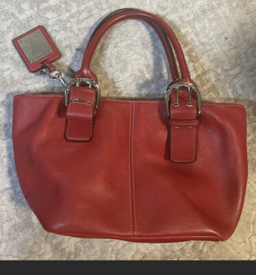 Vintage Tignanello Red Leather Backpack Purse Tignanello | Bags | Tignanello Red Leather Backpack | Poshmark main image 4