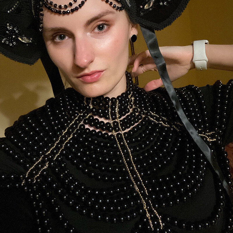 アクセサリー Perfume Closet Pearl Chain Harness Perfume Closet Pearl Chain Harness レディース