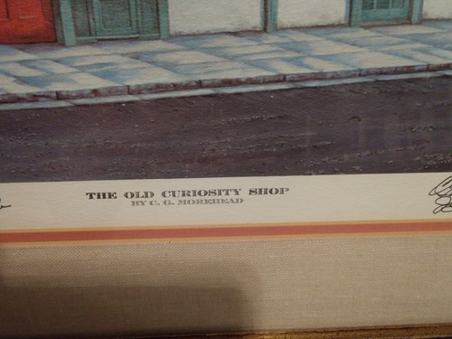 Firmado Vintage 1975 Enmarcado Mate Impresión The Old Curiosity Shop por C.G. Morehead - Imagen 3 de 7