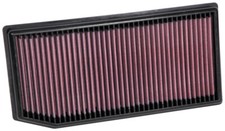 K N Engine Air Filter: Increase Power Acceleration, Washable, Premium, Replace