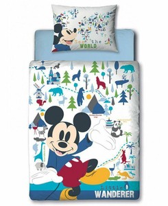 mickey mouse cot bed duvet set