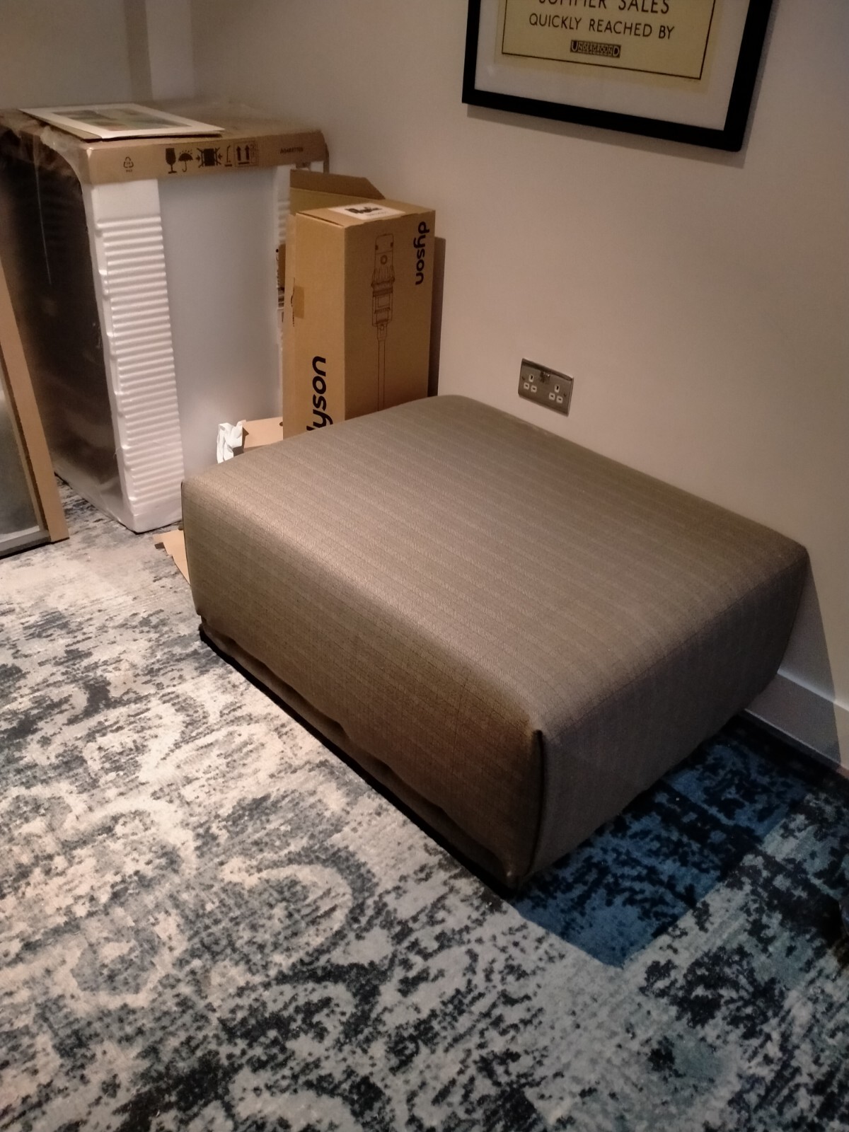 Large Elevated Dog Sofa Bed Microfiber Leather Couch Pet Sleep Joint