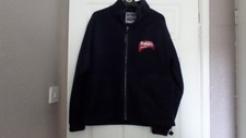 Ladies Navy Blue Full Zip Fleece With Logo Size 12