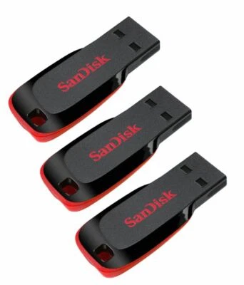 SanDisk Blade 8 GB 16 GB 32 GB 64 GB 128 GB USB Flash Drive Memory Stick Pen lote Reino Unido