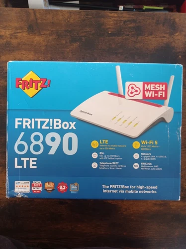  FRITZ!Box 6890, model LTE o DSL fino a 300 Mbit/s, WLAN AC+N f