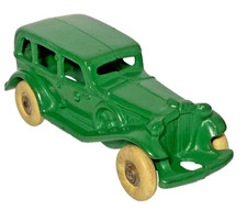 1930'S AC WILLIAMS CAST IRON LINCOLN THREE WINDOW TOURING CAR 6.5" L