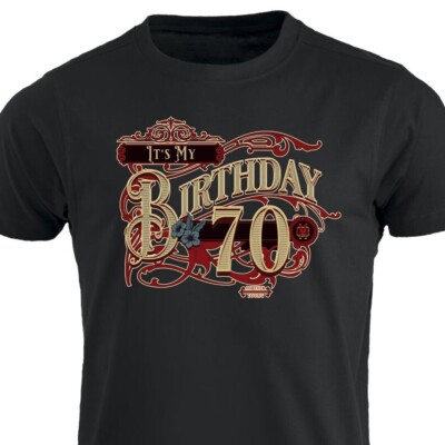 T-Shirt Its My Birthday 70 lustige Geburtstagsgeschenke für Frauen Männer 70. Geburtstag