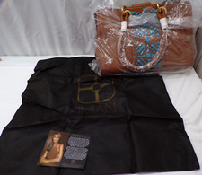 IMAN Global Chic Collection Purse Faux Turquoise New With Tags