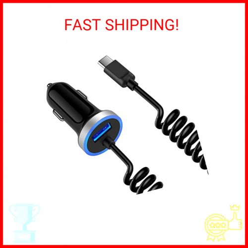 Android C Type USB C Car Charger Fast Charging for Samsung Galaxy A55