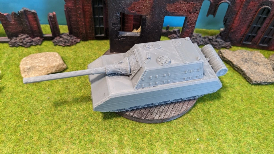 Panzerkampfwagen (VIII) " Jagdmaus " Prototipo Carro Armato Kit Modello WW2 1:87 - Immagine 2 di 4