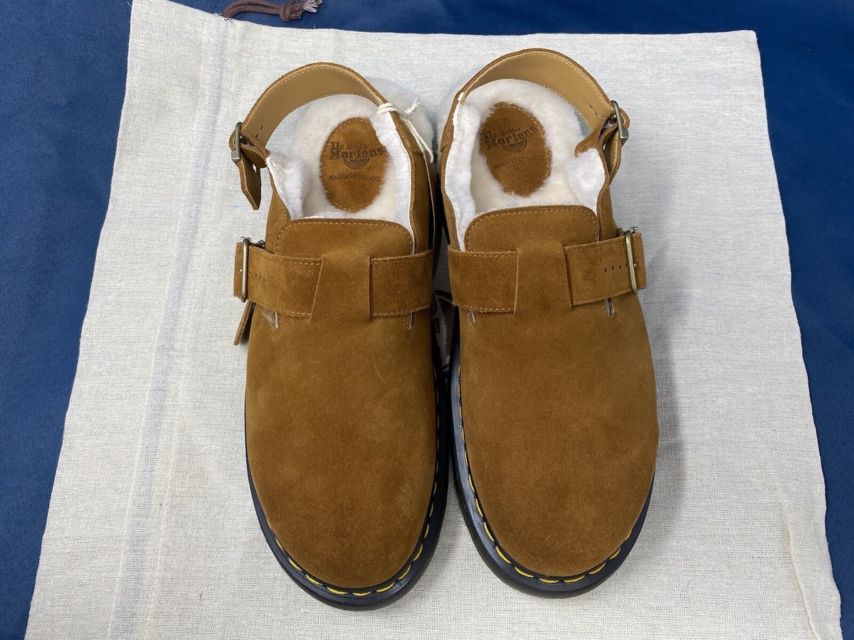 Dr Martens Made in England Jorge Calf Suede Shearling 