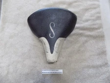 SCHWINN MESINGER ORIGINAL  S SEAT BLACK  AND WHITE NO RIPS NICE SEAT #55