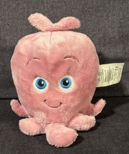Disney Store Plush Pearl Pink Octopus Finding Nemo Bean Bag Plush Figure 6" EUC