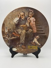 Norman Rockwell “ The Cobbler” Fine China Collectors Plate 1978 Made in USA!