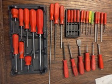 Mac Tools Mixed Screw Drivers, pick and others Lot Of 30